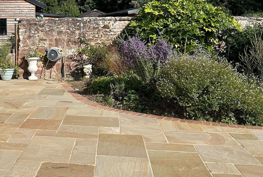 How to Lay Sandstone Paving