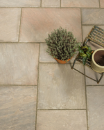 Picture of Classic Autumn Umber Sandstone 18.8 sqm Calibrated Paving Slab Pack