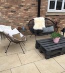 Picture of Martello Beige Outdoor Porcelain Paving Slab Tiles