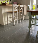 Picture of Camden Grey Limestone Tiles - Tumbled & Brushed