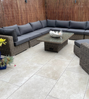 Picture of Charterhouse Bianco Antiqued Outdoor Porcelain Paving Slab Tiles