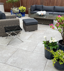 Picture of Charterhouse Bianco Antiqued Outdoor Porcelain Paving Slab Tiles
