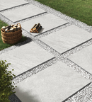 Picture of Luxor Silver Porcelain Paving Slabs