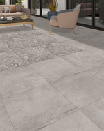 Picture of Portobello Grey Outdoor Porcelain Paving Slab Tiles