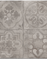 Picture of Portobello Grey Decor Porcelain Paving Slabs