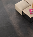 Picture of Brazilian Slate Nero Stone Effect Porcelain Tiles