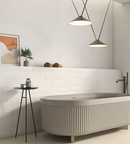 Picture of Carnaby White Concrete Effect Porcelain Tiles