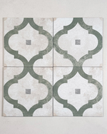 Picture of Antique Sage Decor Patterned Tiles