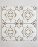 Picture of Flower Verde Patterned Tiles