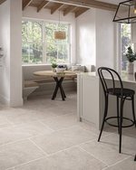 Picture of Kensington Beige Antique Limestone Effect Porcelain Tiles