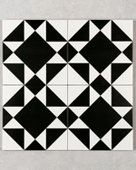 Picture of Marlow Black Patterned Tiles
