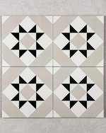 Picture of Marlow Grey Patterned Tiles