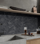Picture of Firenza Nero Marquina Metro Tiles