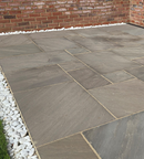Picture of Classic Autumn Umber Sandstone 18.8 sqm Calibrated Paving Slab Pack