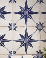 Picture of Celestial Blue Patterned Tiles