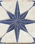 Picture of Celestial Blue Patterned Tiles