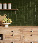 Picture of Bonita Dark Green Metro  Tiles