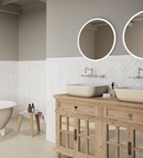 Picture of Carmella White Metro Tiles