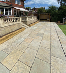 Picture of Somerset Tumbled & Brushed Limestone Outdoor Paving Slabs