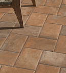 Picture of Tivoli Terracotta Porcelain Paving Cobbles