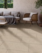 Picture of Yorke Beige Porcelain Paving Slabs 