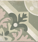 Picture of Lotus Sage Green Patterned Tiles