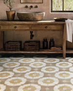 Picture of Delphine Mustard Patterned Tiles