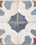 Picture of Delphine Blue Patterned Tiles
