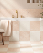 Picture of Firenza Rose Pink Checkerboard Tiles