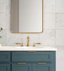 Picture of Firenza Carrara Matte Marble Effect Porcelain Tiles