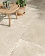 Picture of Charterhouse Beige Antiqued Outdoor Porcelain Paving Slab Tiles