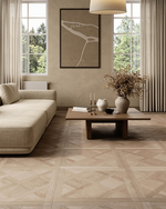 Picture of Elder Light Oak Parquet Wood Effect Porcelain Tiles