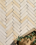 Picture of Tuscan Beige Sandstone Sawn & Tumbled Cobbles