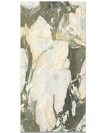 Picture of Iris Green Polished Marble Effect Porcelain Tiles