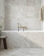 Picture of Petra Silver Stone Effect Porcelain Tiles