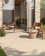 Picture of Salerno Cream Stone Effect Porcelain Paving Slabs